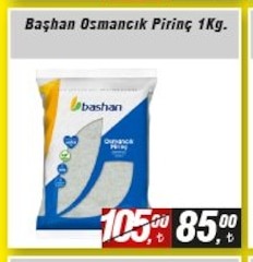 Başhan Osmancık Pirinç 1Kg.