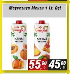 Meyvesuyu Meysu 1 Lt.
