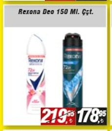 Rexona Deo 150 Ml. Çeşitli