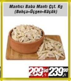 Mantıcı Baba Mantı Çş. Kg (Bohça-Üçgen-Küçük)