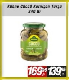 Kuhne Cücçü Kornison Turşu 340 Gr
