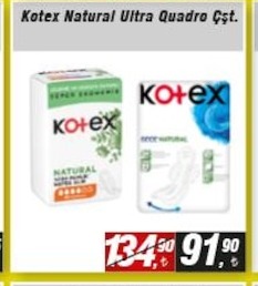 Kotex Natural Ultra Quadro Çst