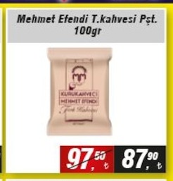 Mehmet Efendi T.Kahvesi Pst. 100Gr