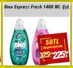 Omo Express Fresh 1480 Ml. Çeşitli