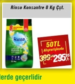 Rinso Konsantre 8 Kg Çamaşır Deterjanı