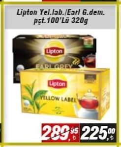 Lipton Yel.Lab./Earl G.Dem. Pşt.100'Lü 320G