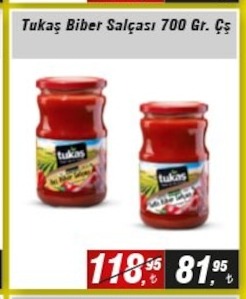 Tukaş Biber Salçası 700 Gr.