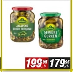 Kühne Jalapeno Biber Turşusu / Gewurz Gurken
