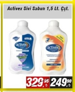Activex Sivi Sabun 1,5 Lt