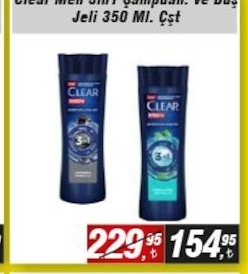 Clear Men Şampuan Ve Duş Jeli 350 Ml. Çeşitli
