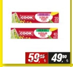 Cook Buzdolabı Poşeti Çeşit