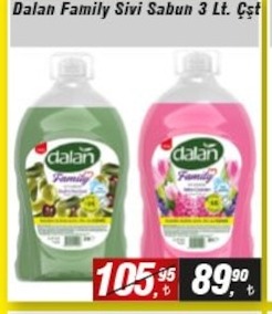 Dalan Family Sıvı Sabun 3 Lt