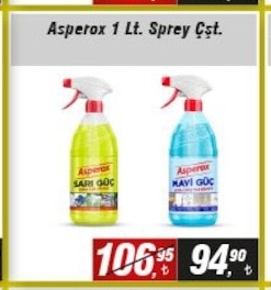 Asperox 1 Lt Sprey Çeşit