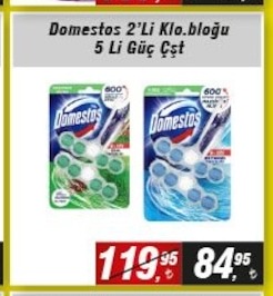Domestos 2'Li Klo.Blogu 5 Li Guc Cst