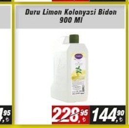 Duru Limon Kolonyasi Bidon 900 Ml