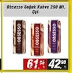 Obsesso Soğuk Kahve 250 Ml. Çift