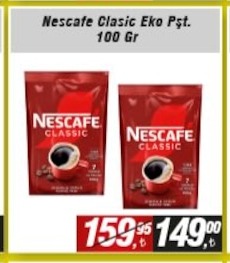 Nescafe Clasic Eko Paket 100 Gr