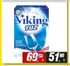 Viking Tuz 2X500G Bulaşık Makinesi Tuzu