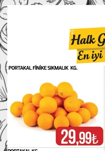 Portakal Fı̇Nı̇Ke Sıkmalık Kg.