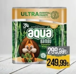 Aqua Bambu Tuvalet Kağıdı