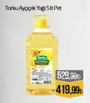 Torku Ayçiçek Yağı 5 Lt Pet