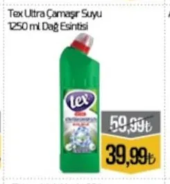 Tex Ultra Çamaşır Suyu 1250 Ml Dağ Esintisi