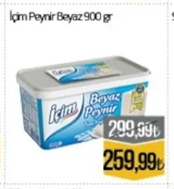 Içim Peynir Beyaz 900 Gr