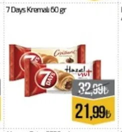 7 Days Kremalı 60 Gr