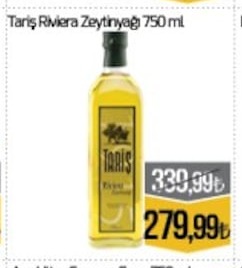 Tariş Riviera Zeytinyağı 750 Ml
