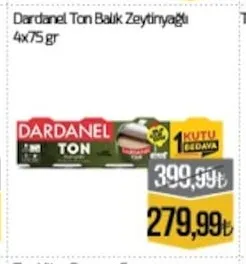 Dardanel Ton Balık Zeytinyağlı 4X75 Gr