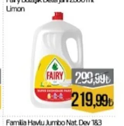 Fairy Bulaşık Deterjanı 2600 Ml Limon