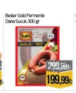 Besler Gold Fermente Dana Sucuk 300 Gr