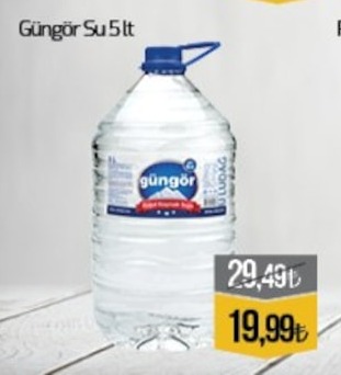 Güngör Su 5 Lt