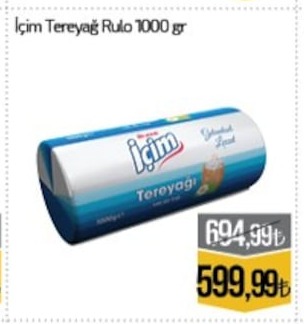 İçim Tereyağ Rulo 1000 Gr