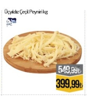 Üçyıldız Çeçil Peyniri Kg