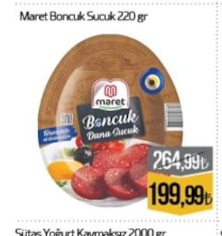 Maret Boncuk Sucuk 220 Gr