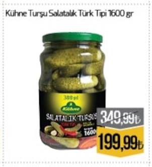 Kühne Turşu Salatalık Türk Tipi 1600 Gr