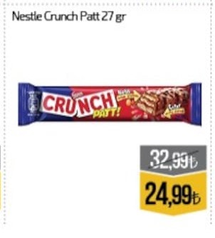 Nestle Crunch Patt 27 Gr