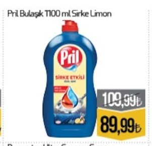 Pril Bulaşık 1100 Ml Sirke Limon