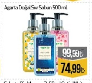 Agarta Doğal Sıvı Sabun 500 Ml
