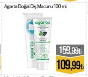 Agarta Doğal Diş Macunu 100 Ml