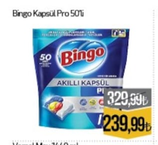 Bingo Kapsül Pro 50Li