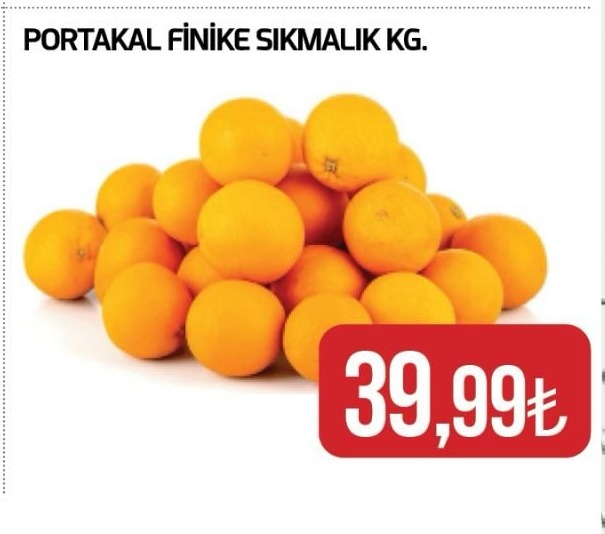 Portakal Fıni̇Ke Sıkmalik Kg