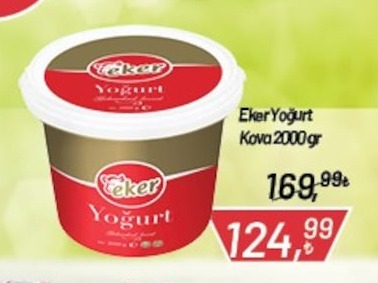 Eker Yoğurt Kova 2000Gr