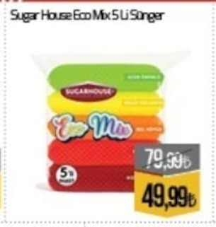 Sugar House Eco Mix 5 Lı Sünger