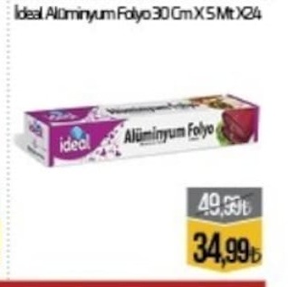 Ideal Alüminyum Folyo 30 Cm X 5 Mt