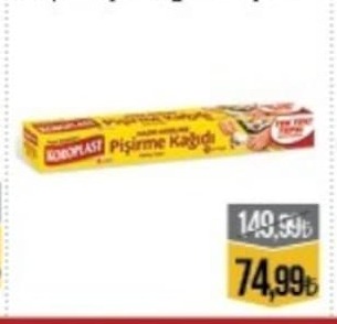 Koroplast Pişirme Kağıdı