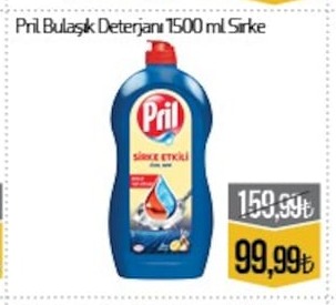 Pril Bulaşık Deterjanı 1500Ml Sirke