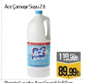 Ace Çamaşır Suyu 2 Lt