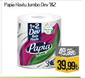 Papia Havlu Jumbo Dev 1+2